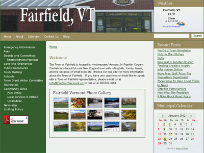 Fairfield Municipal Website