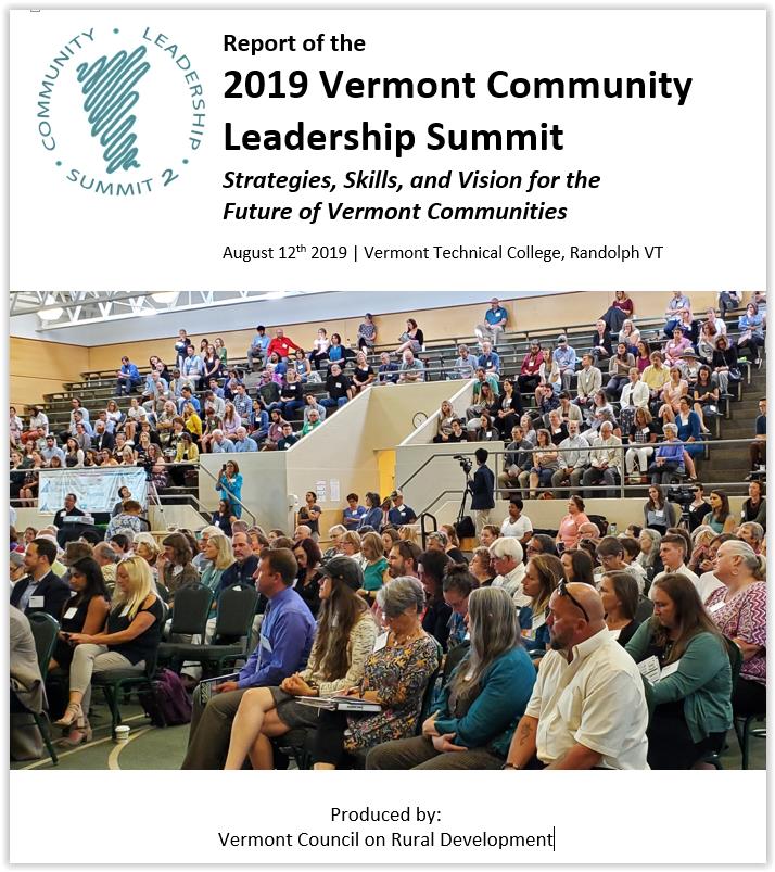 2019 Vermont Community Leadership Summit Report - Vermont Council On ...